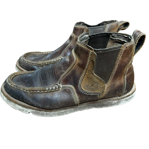 Twisted X 4” Chelsea wedge sole moc‎ toe boot sz 9 - Picture 3 of 8